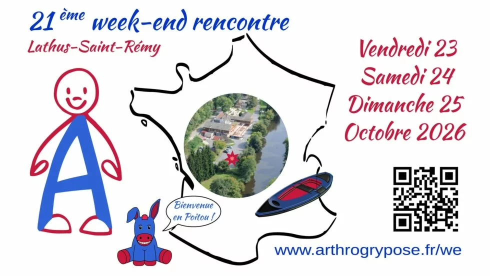 Mascotte WE Alliance Arthrogrypose 2026